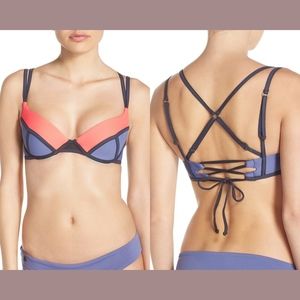NEW Maaji Colorblock Underwire Bikini Top‎ [SZ Small ]
